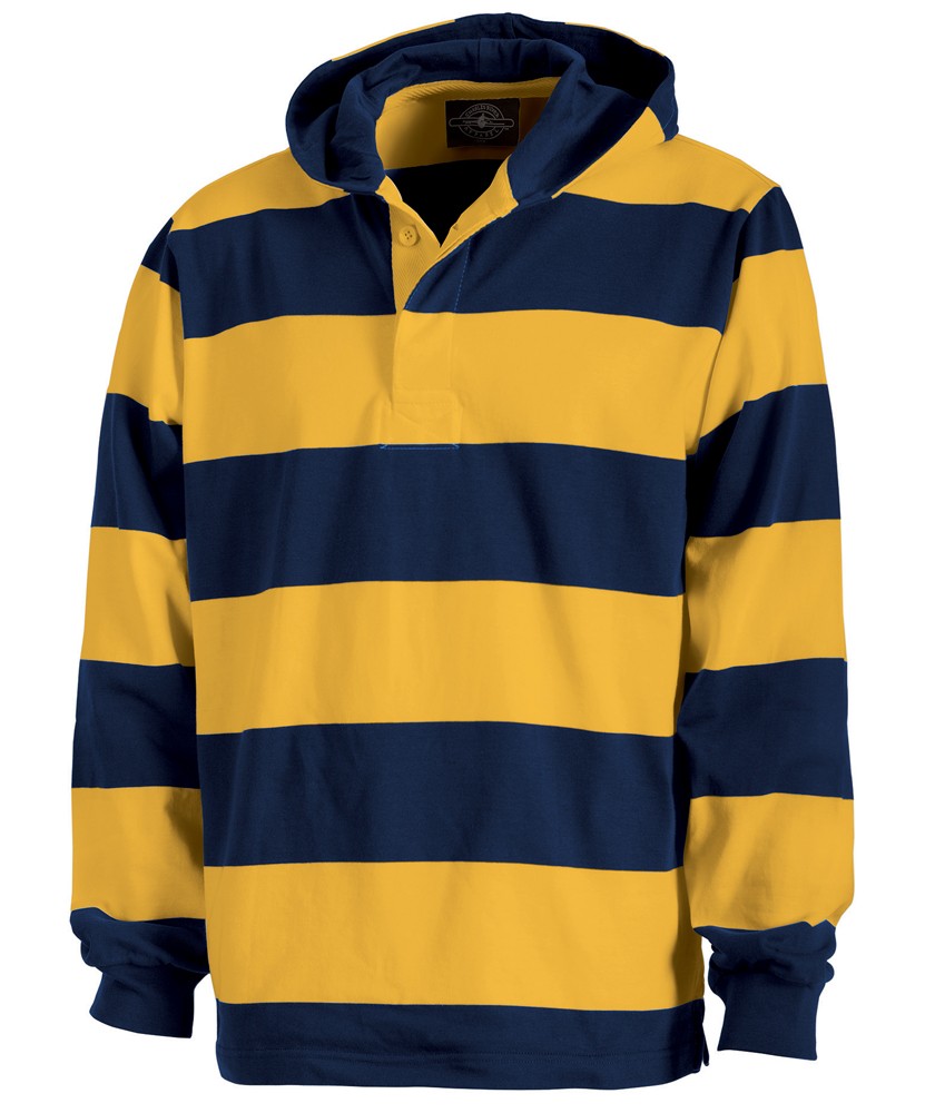 Hooded Rugby Pullover